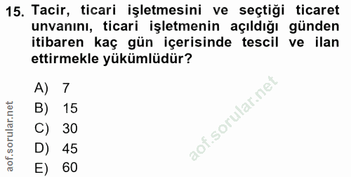Soru 15