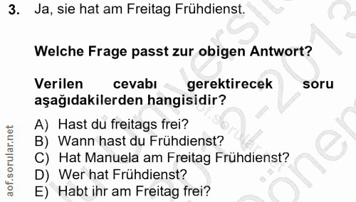 Soru 3