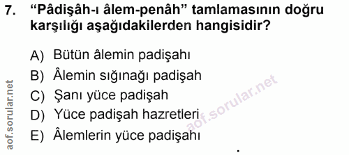 Soru 7