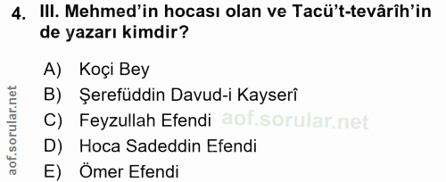 Soru 4