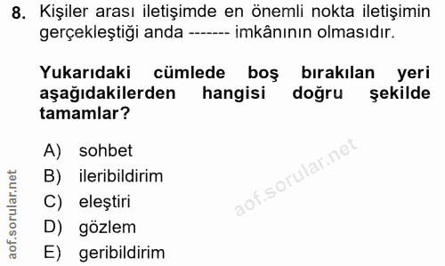 Soru 8