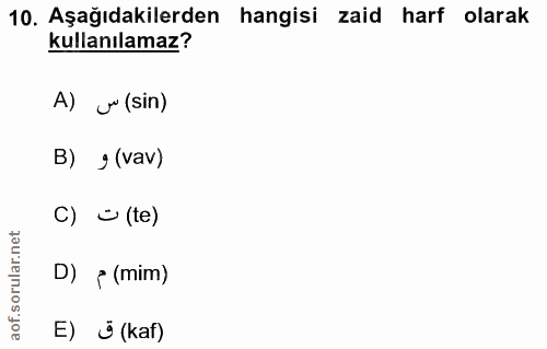 Soru 10