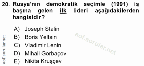 Soru 20