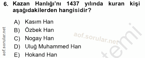 Soru 6