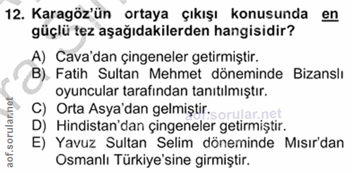 Soru 12