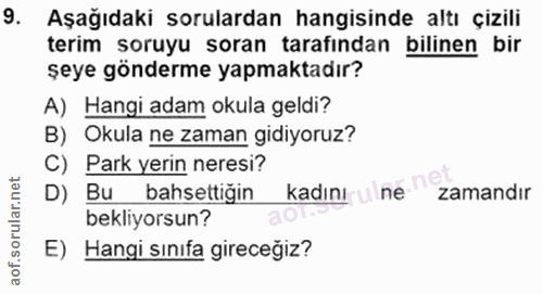 Soru 9