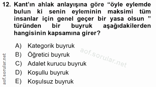 Soru 12
