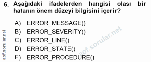Soru 6