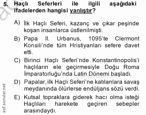 Soru 5