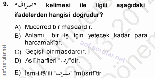 Soru 9