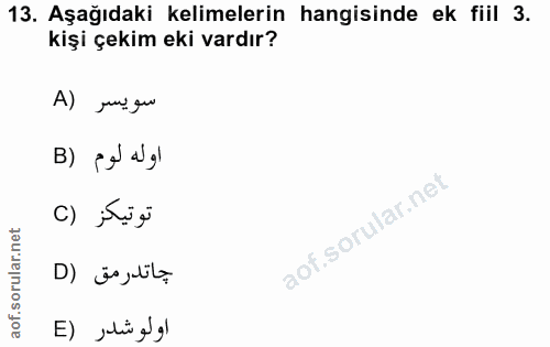Soru 13