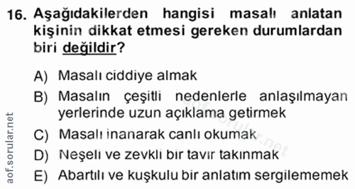 Soru 16