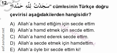 Soru 12