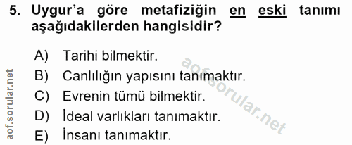 Soru 5
