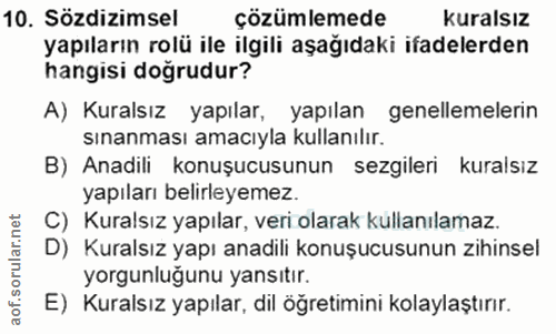 Soru 10
