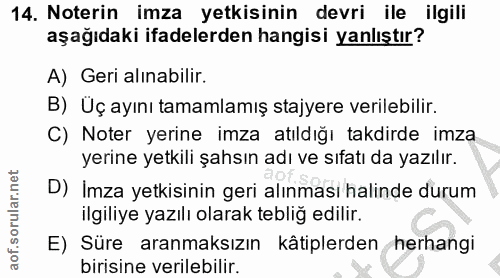 Soru 14