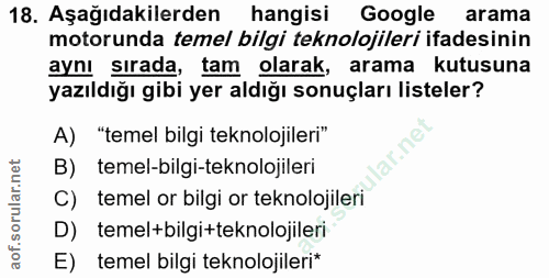 Soru 18