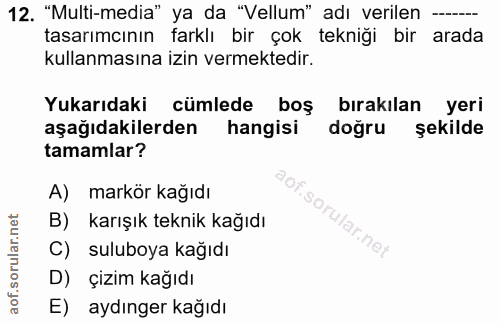 Soru 12