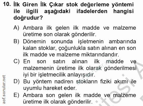 Soru 10