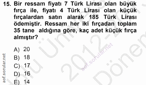 Soru 15