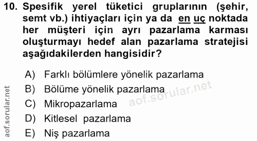 Soru 10