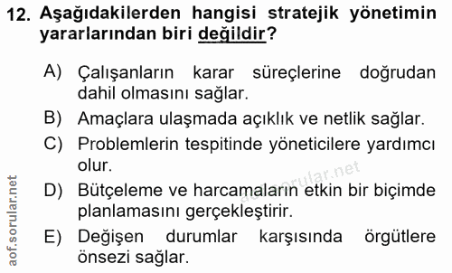 Soru 12