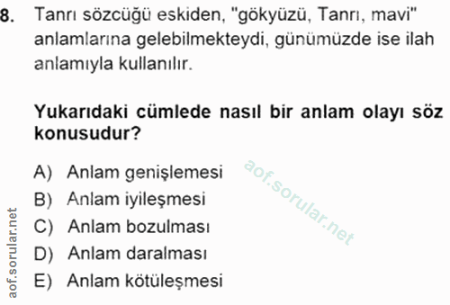 Soru 8