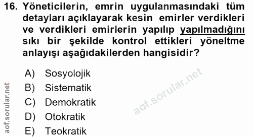 Soru 16