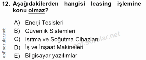 Soru 12