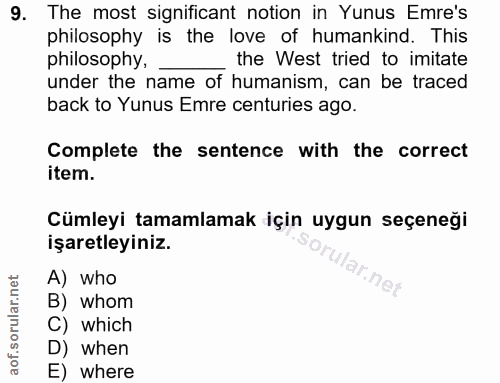 Soru 9