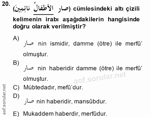 Soru 20
