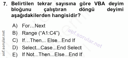 Soru 7