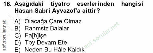 Soru 16