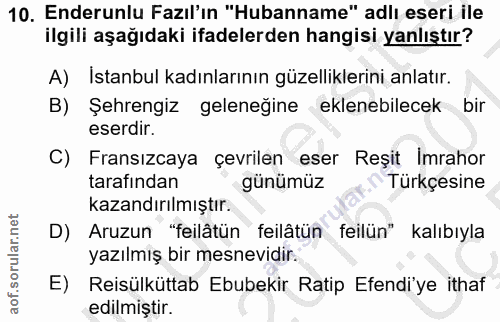 Soru 10