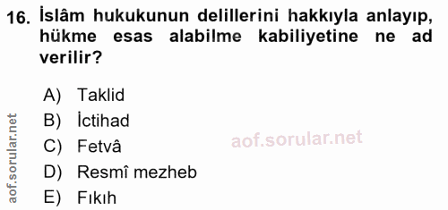 Soru 16
