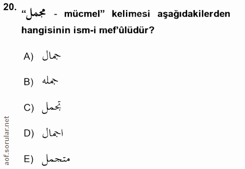 Soru 20