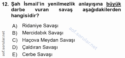 Soru 12