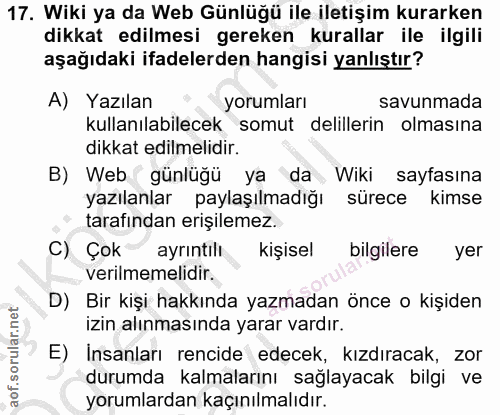 Soru 17