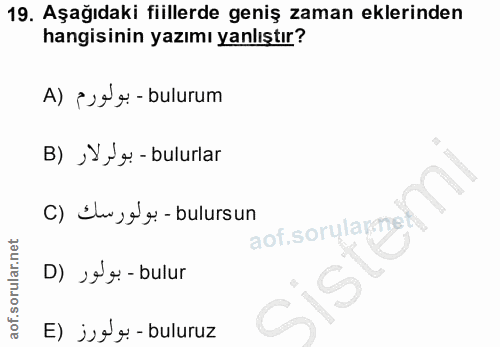 Soru 19