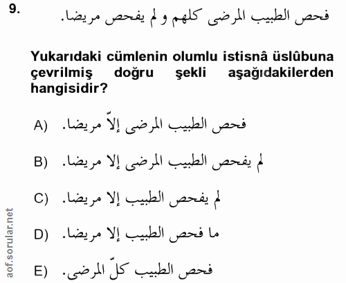 Soru 9
