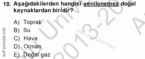 Soru 10