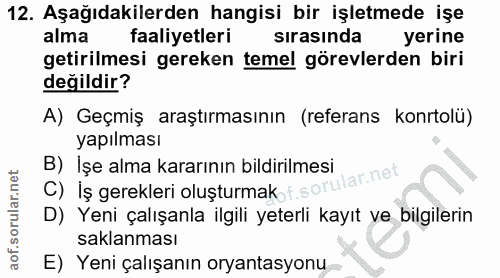 Soru 12