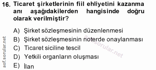 Soru 16