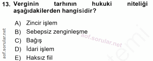 Soru 13