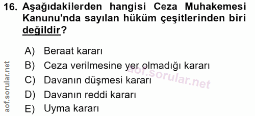 Soru 16