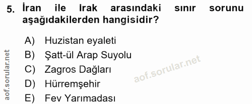 Soru 5