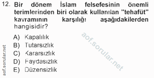 Soru 12