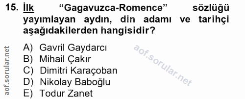 Soru 15