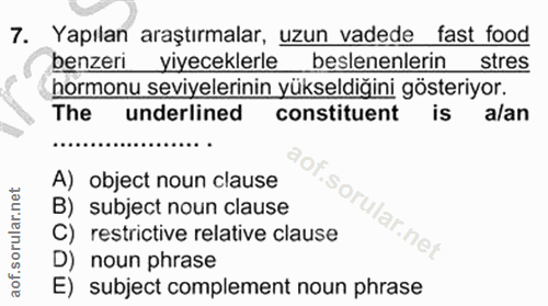 Soru 7