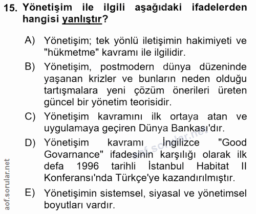 Soru 15